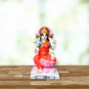 Sri Lakshmi Devi de resina y marmol