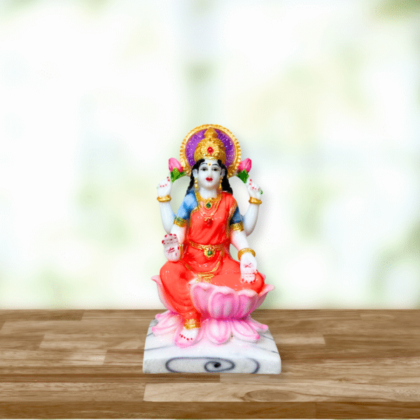 Sri Lakshmi Devi de resina y marmol