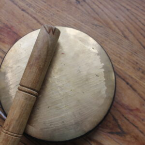 Gong artesanal de 15 cm - sonido vibrante y armónico